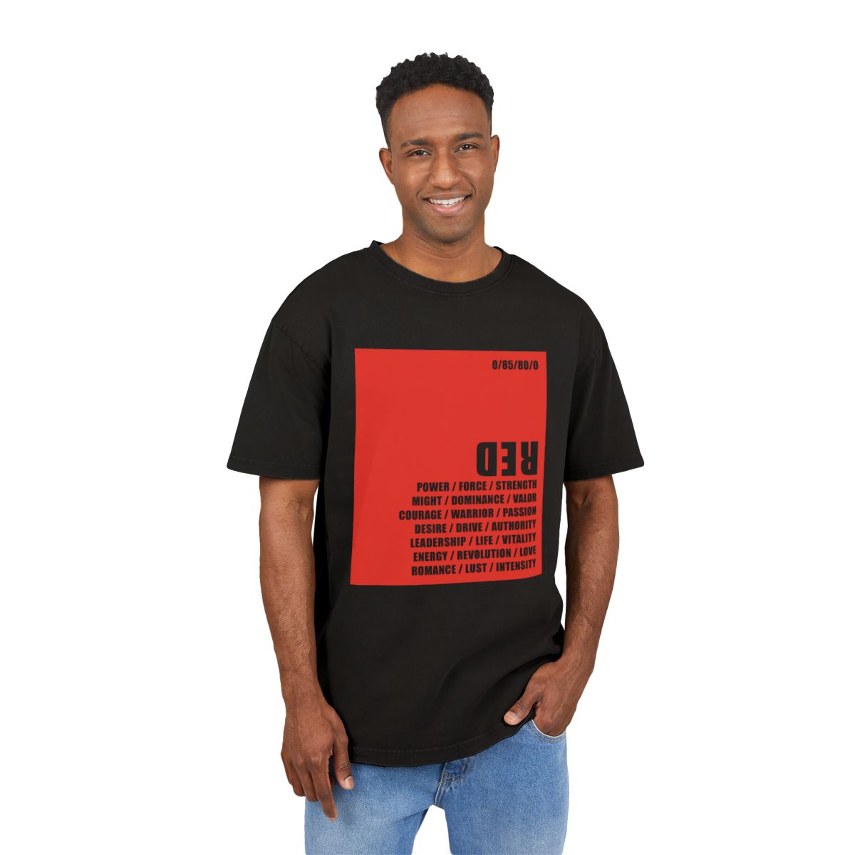 Black Tee / RED logo