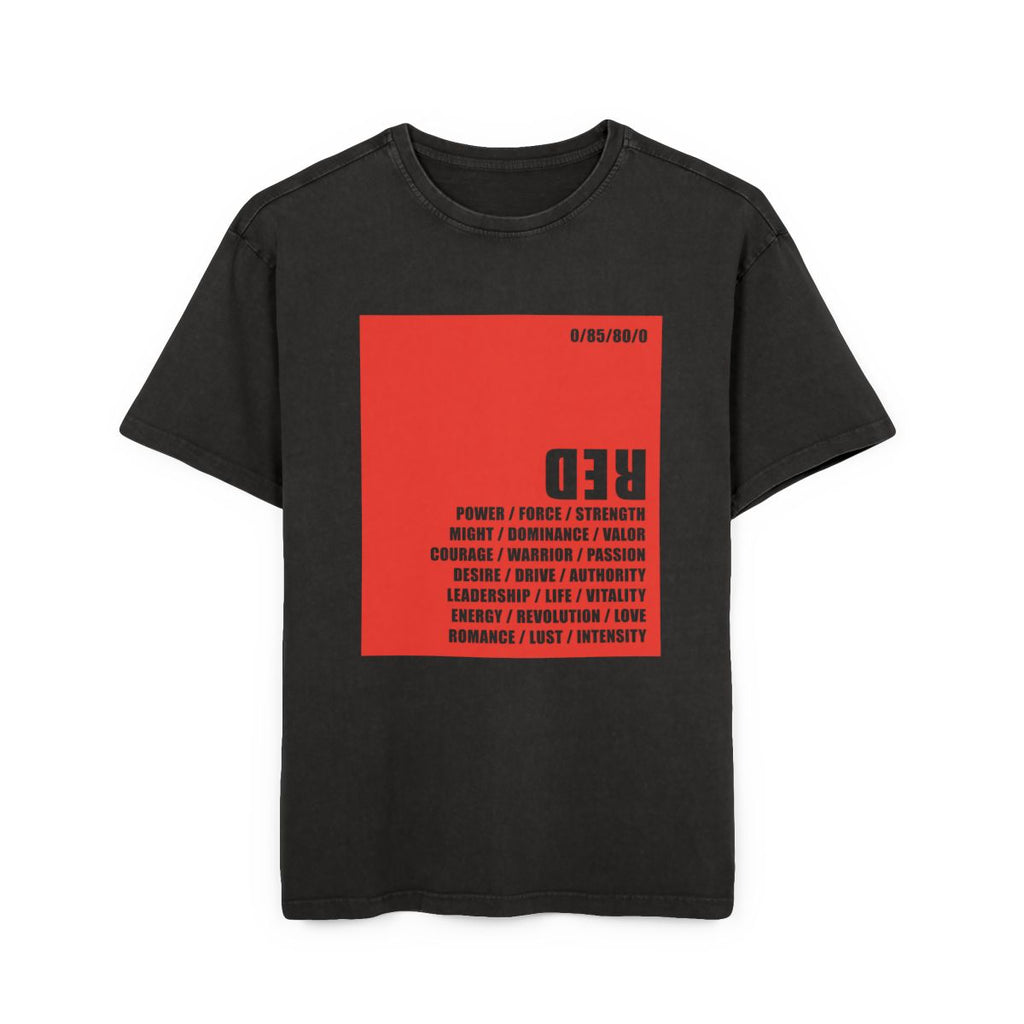 Black Tee / RED logo