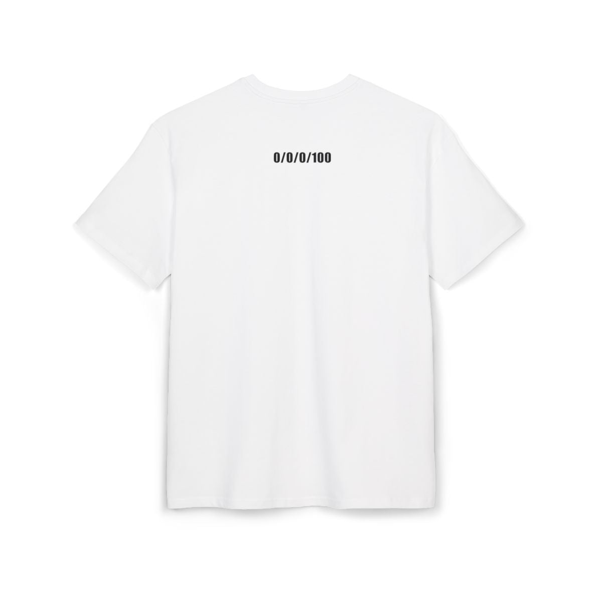White Tee / Black text