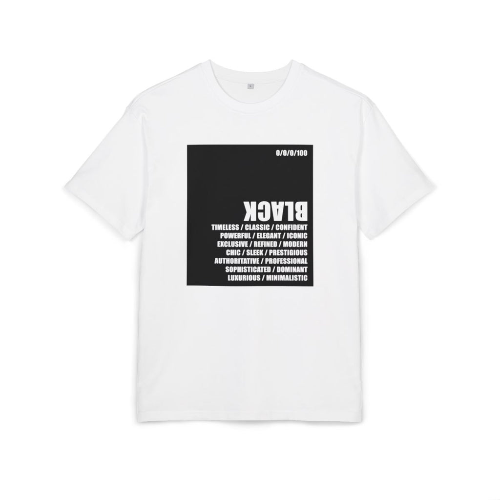 White Tee / BLACK logo