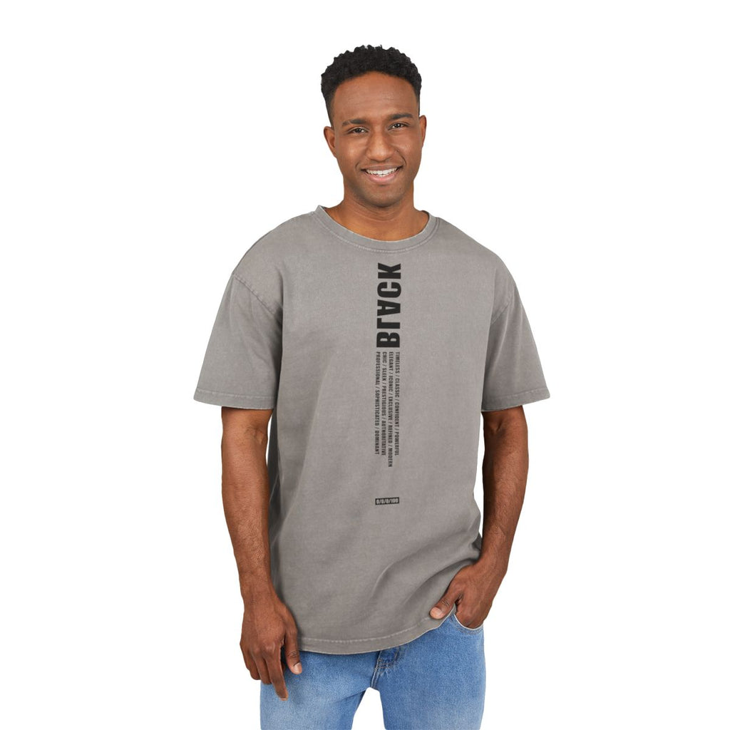 Asphalt Tee / BLACK logo