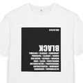 White Tee / BLACK logo
